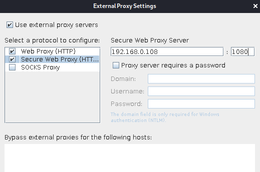 proxy-External proxy servers设置代理